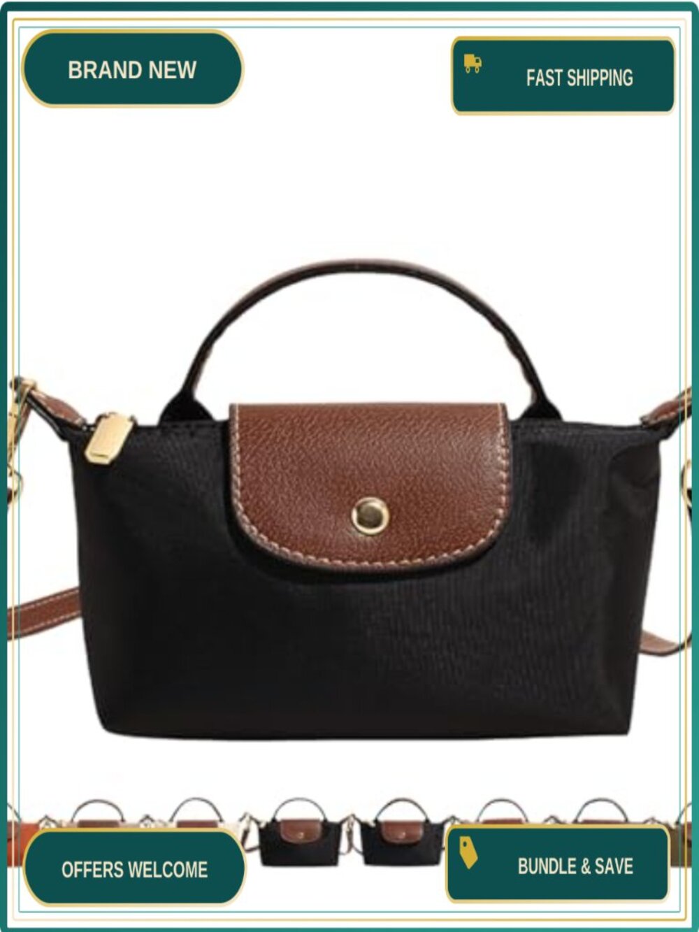 Fashion Mini Crossbody Bag Adjustable Strap Women's Shoulder Purse Tote